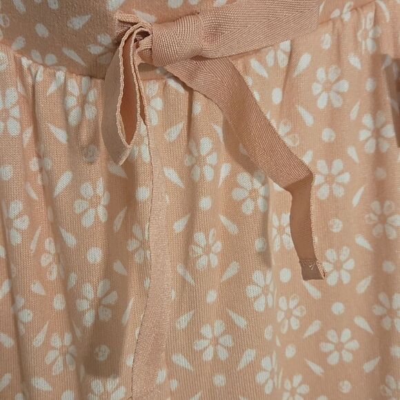 Wonderly Orange Pajama Set Soft Knit Sleepwear - Picture 8 of 10